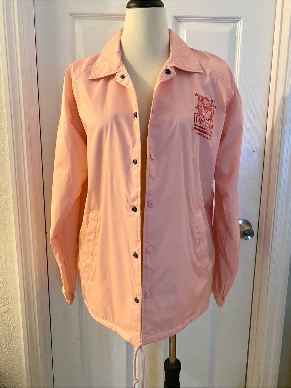 Pink Women's Lightweight Coach Jacket - Picture 2 of 6